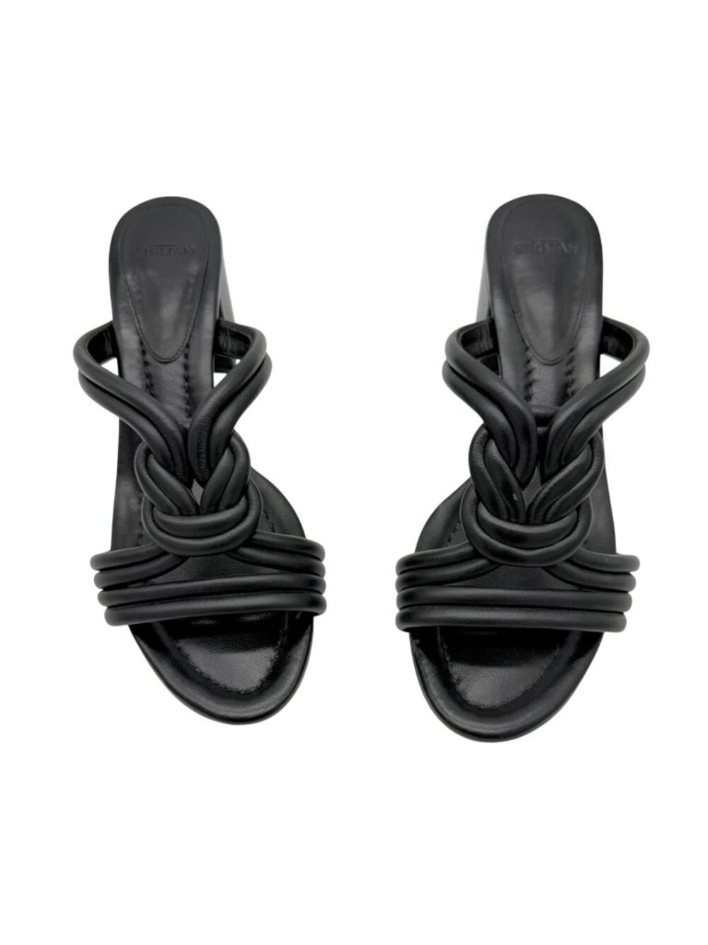 Alexandre Birman Vicky 60 Knotted Leather Mules in black - Size 8.5 - Picture 3 of 12